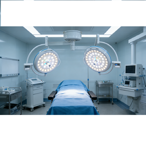 Lampe double tête haut de gamme sans ombre avec lumière ambiante RVB et contrôle de mémoire, ODM/OEM pour la neurochirurgie - Product Image 1