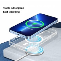 Offres Spéciales Transparent N52 Magnétique Acrylique TPU Non Jaunissant Antichoc Mobile Téléphone Cas Pour Samsung S22 23 24 Plus Ultra FE