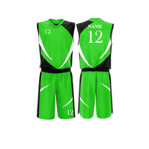 Ropa Deportiva Transpirable con Logotipo Personalizado, Conjunto de Baloncesto Unisex de Alta Calidad, Cómodo, Estampado, para Adultos, 100% Poliéster - Product Image 4