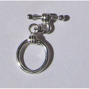 925 Silver Toggle Clasp for Fine Chain & Link <b>Bracelets</b> - Product Image 1