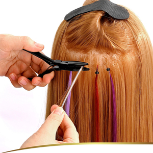 ชุดคีมต่อผมแบบกำหนดเองชุดคีมหนีบเทปสีดำสำหรับต่อผม - Product Image 4