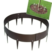 Borde Metálico Flexible para Jardín OEM, Modelo 3D, Borde Elevado de Acero, Impermeable, Ecológico, Decorativo, Kit de Cercado para Paisajismo Exterior