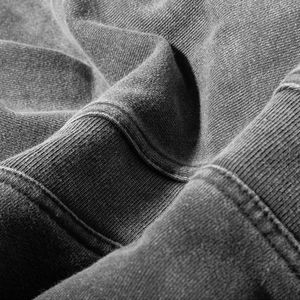 100% coton matériel éponge française Vintage lavage à l'acide sweat à capuche personnalisé respirant lourd nouveau Style à la mode panneau à capuche - Product Image 6