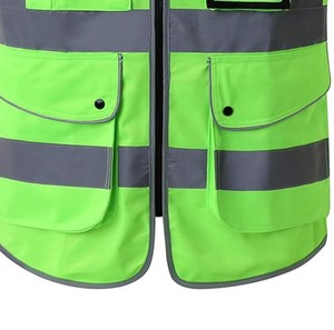 Tasa razonable Hombres Hi Vis Chaleco última moda alta calidad Transpirable antiarrugas tendencia superior Hombres mejores diseños Hombres Hi Vis Chaleco - Product Image 3