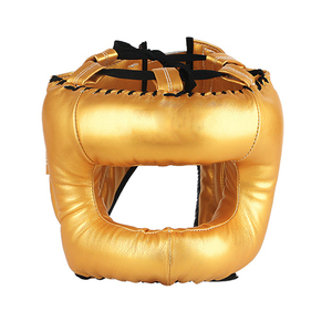 Casque de boxe gagnant en cuir véritable professionnel de haute qualité couvre-chef/protège-tête casque de boxe protecteur de tête - Product Image 1