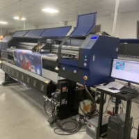 Imprimante textile grand format à jet d'encre 2,6 m 8 têtes I3200 Sublimation par transfert thermique Polyester Draps de lit Vêtements Tapis Rideaux