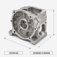 Pièces usinées CNC sur mesure en métal de précision (zinc, aluminium) pour boîtiers de boîte de vitesses, avec services de zinguage – OEM/ODM