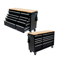 Chariot d'atelier CSPS 132 cm à 10 tiroirs en acier thermolaqué, organisateur de rangement roulant, durable, certifié ISO9001, garantie 2 ans