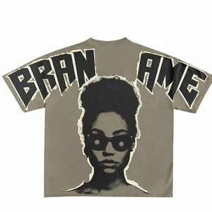 Camiseta Unisex de Secado Rápido Básico Fitness Casual Manga Corta Estampado Formal En Blanco Diseño Simple Bordado - Product Image 3