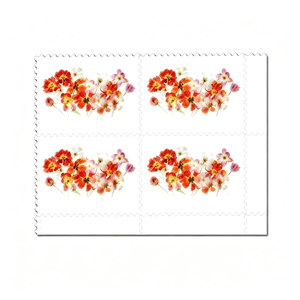 Autocollant en forme de fleur, autocollant mat auto-adhésif, décoration artisanale - Product Image 1