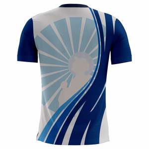 T-shirts de sport en maille à séchage rapide en polyester 100% sublimation avec logo au design personnalisé - Product Image 2