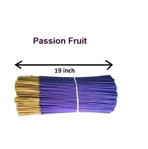 Varillas de incienso de 19 pulgadas, las varitas de incienso naturales de fruta de la pasión más vendidas, suministro a granel (púrpura) - Product Image 1