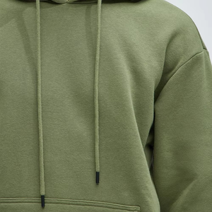 Vêtements décontractés de haute qualité, vêtements de rue, survêtement homme personnalisé avec capuche réglable, ensemble de joggings unis solides pour l'hiver - Product Image 3