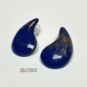 Pendientes Colgantes en Forma de Coma Negros Plateados Hechos a Mano en Vietnam, Vintage, para Bodas y Fiestas, Personalizados, al por Mayor, Regalo de Moda - Product Image 5