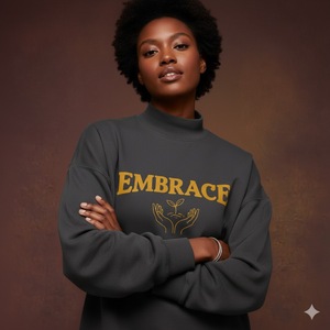 Sudadera de Forro Polar para Mujer, Cuello Alto, Manga Larga, Diseño Sólido Informal para Invierno, Logotipo Frontal, Secado Rápido, Transpirable y Ecológica, Venta al Por Mayor - Product Image 6