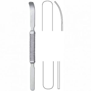 Elevador de hueso quirúrgico ortopédico Manual al por mayor 280mm 11 \ "ancho 11mm ancho de mandíbula 33mm palanca ósea Curva 11 \" ancho de mandíbula - Product Image 6