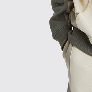 เสื้อฮู้ดสวมหัวแบบลำลองสำหรับผู้ชายเสื้อสเวตเชิ้ตแบบปะสีพื้น100% โพลีเอสเตอร์มีฮู้ดลำลองแนวสปอร์ตสำหรับฤดูหนาว - Product Image 4