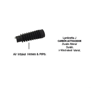 Lambretta J Air Filter <b>Hose</b> Durable <b>Rubber</b> Material - Product Image 3