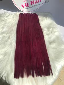 ขายส่งผมเวียดนามสีแดงเนื้ออัจฉริยะกระดูกตรงต่อผมมนุษย์บริสุทธิ์ 100% - Product Image 2