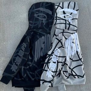 เสื้อฮู้ดดี้ผู้ชายไซส์ใหญ่พิเศษ สไตล์สตรีท ราคาโรงงาน เสื้อสเวตเชิ้ตเรียบง่าย ผลิตจำนวนมาก สำหรับฤดูใบไม้ผลิ ทำจากโพลีเอสเตอร์/คอตตอน - Product Image 2