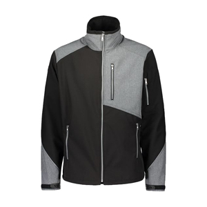 <b>Men's</b> Soft Shell Warm Winter Fleece <b>Jacket</b> in Solid Color Customize with Embroidery Screen and Digital Printing Sublimation - Product Image 5