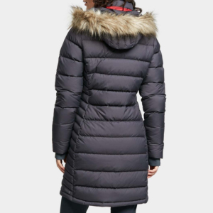 Veste d'hiver pour femmes personnalisable, longue, imperméable, en polaire, avec capuche, design matelassé, grande taille, rembourrage en coton, veste bomber - Product Image 5