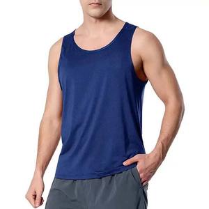 Camisetas sin mangas de nuevo diseño para hombre, ropa de gimnasio de gran tamaño, 100% de algodón y poliéster, camisetas sin mangas con logotipo personalizado OEM, camisetas sin mangas - Product Image 6