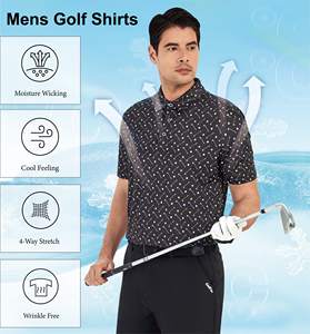 Camisas Casuales de Manga Corta para Hombre, Tejidas, Estampadas o Lisas, con Cuello Camisero, Tallas Grandes - Product Image 3