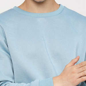Wholesale Blank Cotton Unisex <b>Fleece</b> <b>Sweatshirt</b> Custom logo Crewneck Men Casual <b>Sweatshirts</b> - Product Image 2