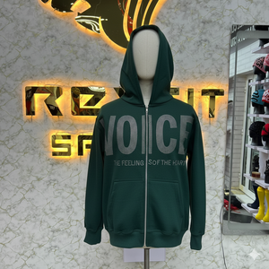 Bon taux, qualité supérieure, le plus demandé, sweat à capuche zippé imprimé en usine, sweats à capuche bon marché pour hommes - Product Image 3