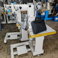 Machine à coudre industrielle à double aiguille pour la couture latérale de chaussures, machine à coudre pour chaussures