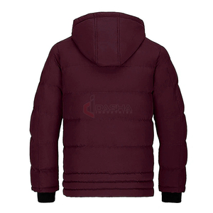 Custom Logo <b>Canvas</b> Stand Collar Puffer <b>Jacket</b> <b>Mens</b> 2026 High Quality Winter - Product Image 3