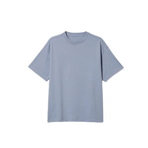 Camiseta Oversize de Hombre Estilo Urbano con Hombros Caídos, Algodón/Fibra de Bambú 230g, Ajuste Holgado, Moda Casual, OEM Privado - Product Image 5