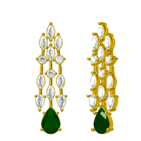 Boucles d'oreilles diamants d'Inde 3.58 ct 7.20 GRAM 18K diamant cultivé en laboratoire pour les femmes boucles d'oreilles classiques pour la fête étaient look