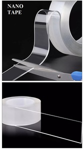 Cinta Adhesiva Nano de Doble Cara, Sin Rastro, Lavable, Reutilizable, Removible, <span class=keywords><strong>para</strong></span> Pegar Fotos, Pósters, Fijar Alfombras, Tapetes, Paredes de Oficina - Product Image 4
