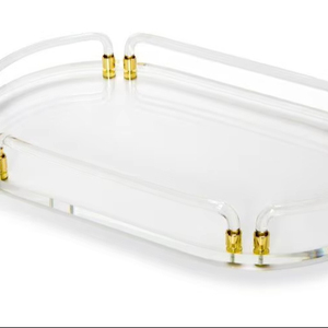 Tabla de cortar de mármol y latón de lujo con borde dorado Utensilios de cocina ecológicos Tamaño y color personalizables - Product Image 6