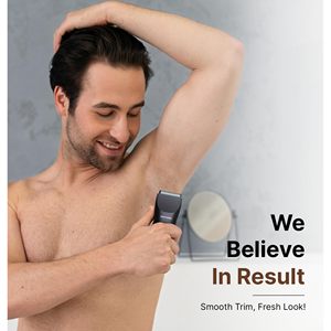 Recortadora Inalámbrica para Hombre, Resistente al Agua, para Barba, Cuerpo y Vello Púbico, 150 Minutos de Autonomía, Cuchilla de Cerámica - Product Image 1