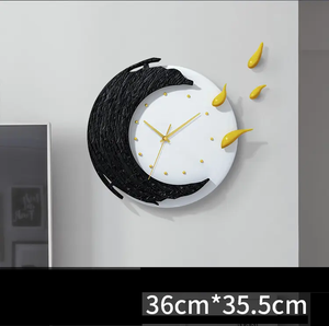 Reloj de pared moderno y moderno único para sala de estar, decoración minimalista para el hogar, reloj de pared silencioso - Product Image 3