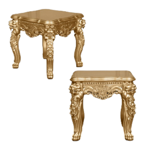 โต๊ะกาแฟหรูหรารอยัลที่มีกรอบสีทองและรูปทรงสี่เหลี่ยมคุณภาพดีผลิตจากไม้เนื้อแข็งในประเทศอินโดนีเซีย - Product Image 4