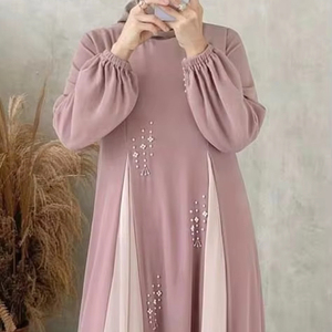 2025 Vintage-Style Ladies Abaya XS a Plus Size Precio razonable Hecho en fábrica para ropa informal - Product Image 1