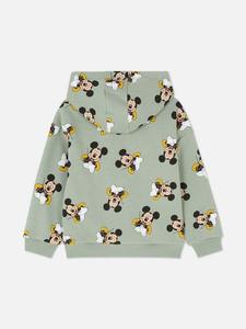 Confortable Polyester Polaire Pull À Capuche Mickey Mouse Hommes Femmes Hiver Coupe Lâche Raglan À Manches Longues Imprimer Casual Avant - Product Image 3