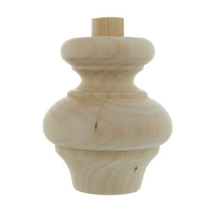 Piede in Legno di Quercia Art. 53012 Mm.88x100 - Product Image 1