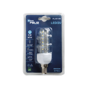 Ampoule en forme de maïs, culot E27 grand format, lumière chaude/jaune 3000K, 3W/5W/7W/9W, Don Feliz - Product Image 2