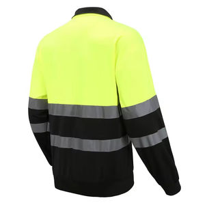 Vestes de travail haute visibilité durables, imperméables et réfléchissantes pour la construction et les travaux routiers - Product Image 3