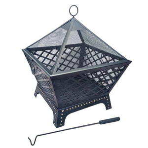 กองไฟโลหะทนทานและความร้อนกลางแจ้งแบบพกพาเหมาะสำหรับงานสังสรรค์ในสวนและกลางแจ้ง - Product Image 4