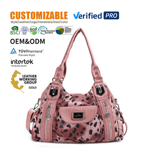 <span class=keywords><strong>Sac</strong></span> à main pour femme Angel Kiss à imprimé léopard - <span class=keywords><strong>Sac</strong></span> fourre-tout multifonctionnel de grande capacité en <span class=keywords><strong>cuir</strong></span> PU, <span class=keywords><strong>sac</strong></span> bandoulière pour femmes, marque chinoise - Product Image 1