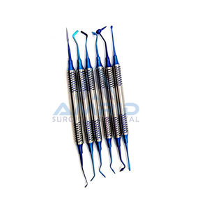 ชุดเครื่องมือทำฟันคอมโพสิต6ชิ้นพร้อมชุดสเกลาร์เหล็กเสริมสำหรับการเติมแบบแมนนวลในทุกรูปแบบ - Product Image 3