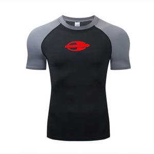 Upf 50+men's Raglan Short Swimming T-shirt Breathable <b>Surfing</b> Shirt Anti Rash Hiking Outdoor Shirt - Product Image 6