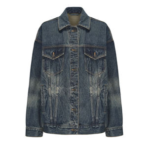 2024 printemps et automne hommes coton à manches longues col rabattu Denim veste Multi poches jean décontracté collège université veste - Product Image 2