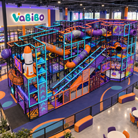 Aire de jeux intérieure sur le thème de la princesse Vabibo, trampoline, bowling, jeux d'arcade, salle de jeux VR laser, piscine à balles, personnalisable pour enfants